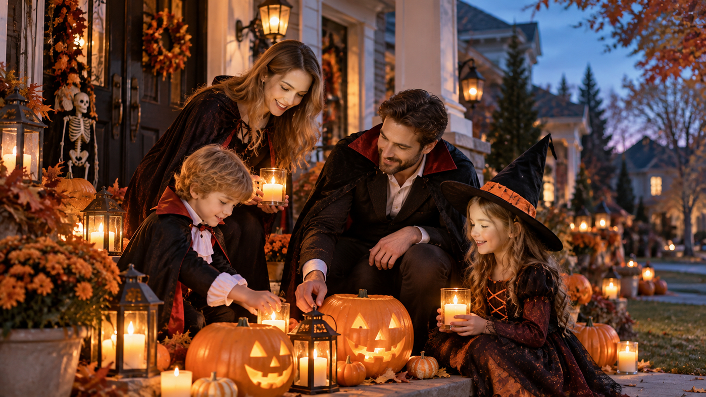 Cozy Family Halloween Porch Glow.png